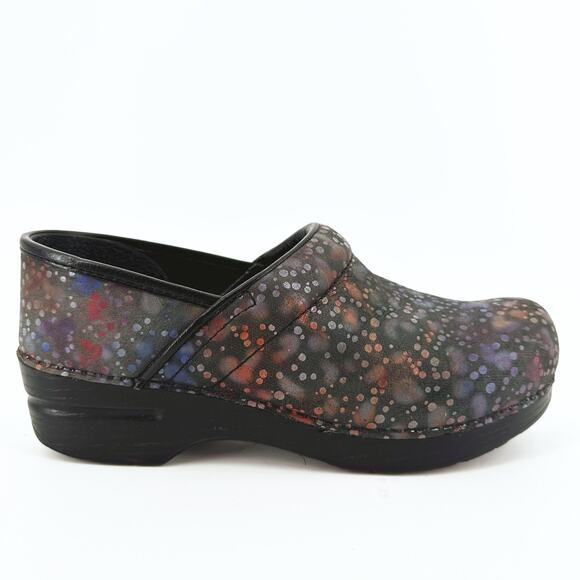 Dansko Leather Clogs Size 39/US 8.5-9 Professional Comfort Workwear Multicolor - Picture 1 of 8